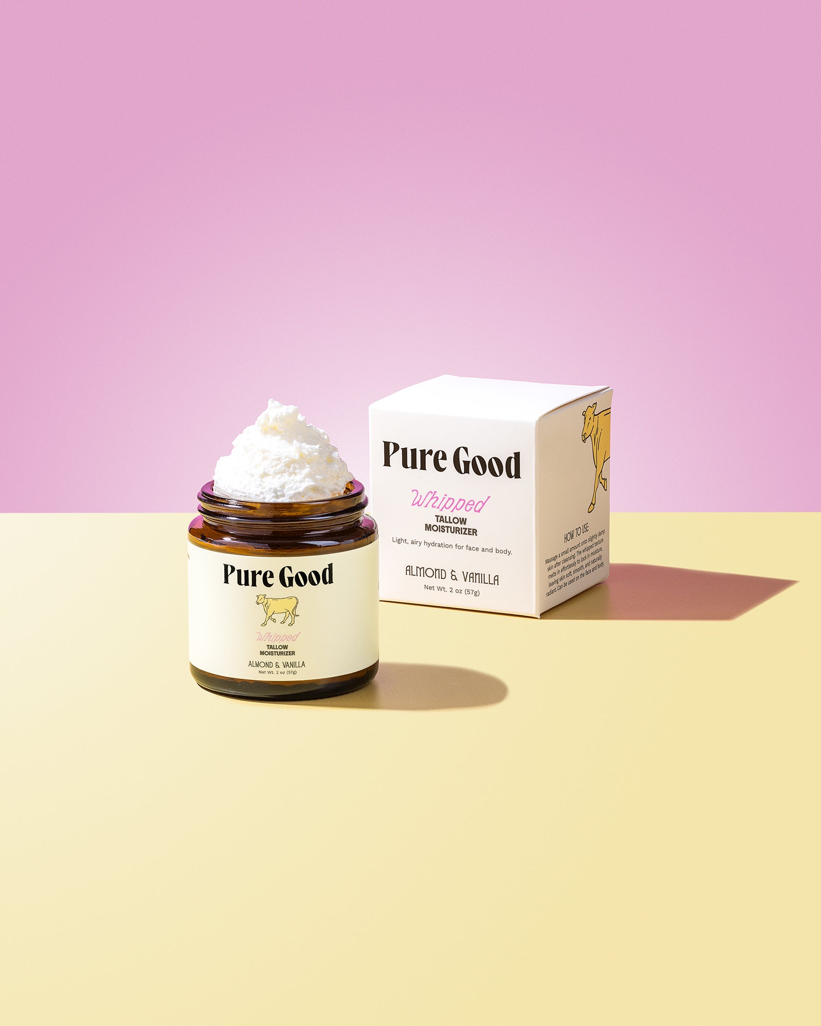 Almond + Vanilla Whipped Tallow by Pure Good LLC