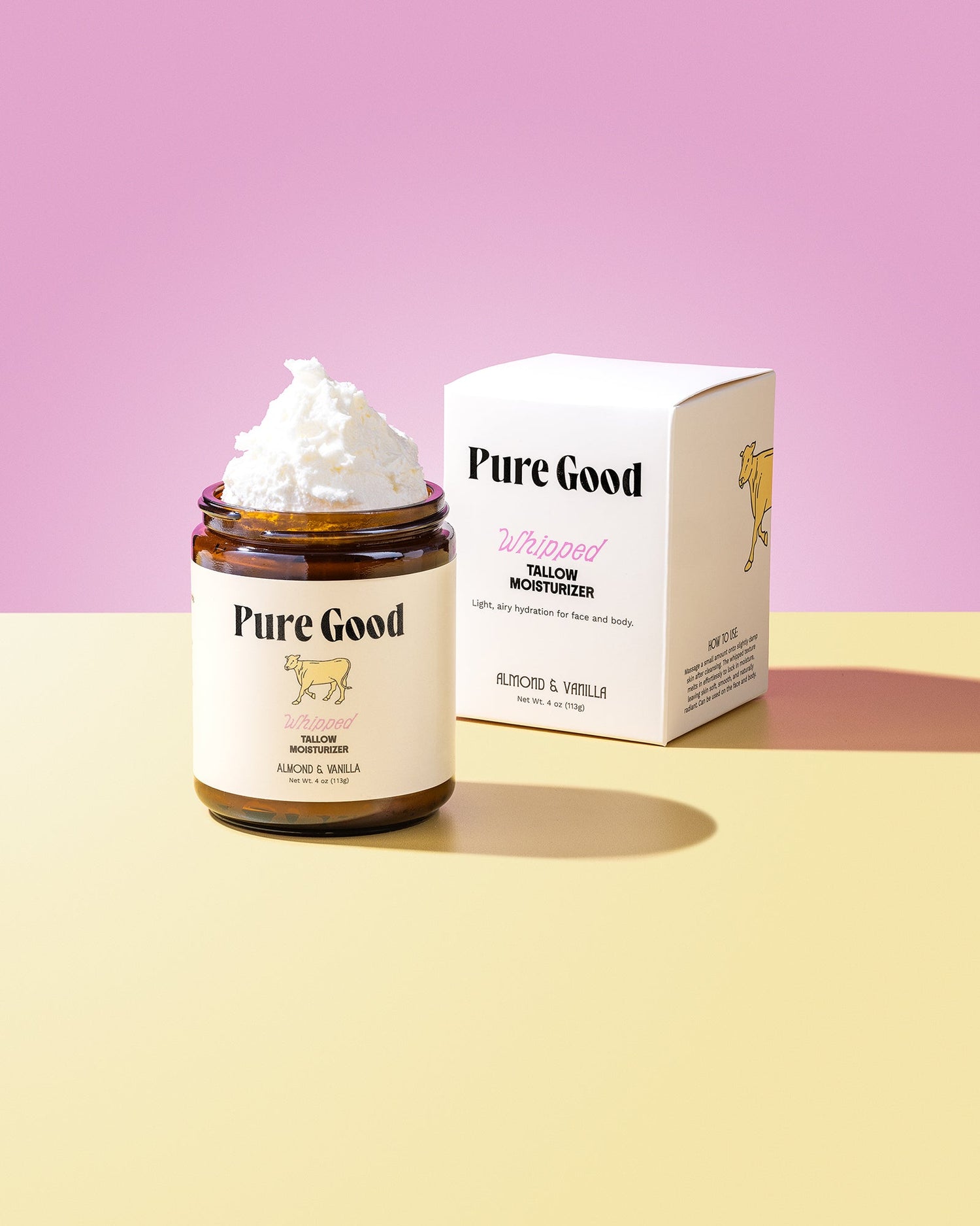 Almond + Vanilla Whipped Tallow by Pure Good LLC