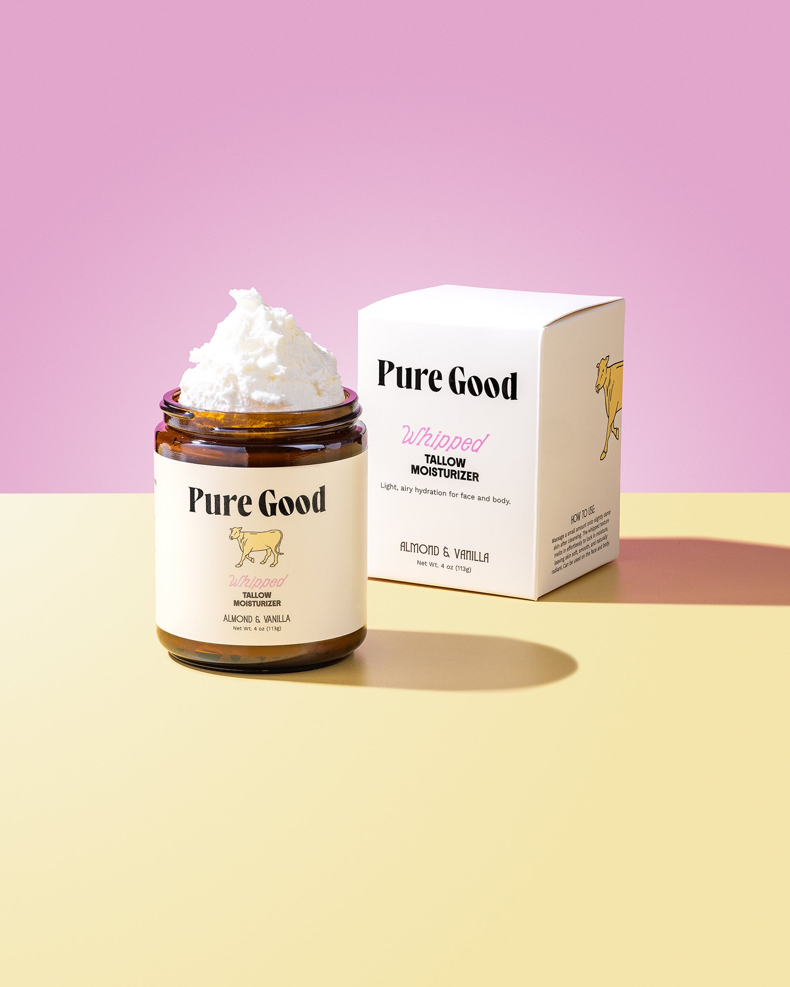 Almond + Vanilla Whipped Tallow by Pure Good LLC