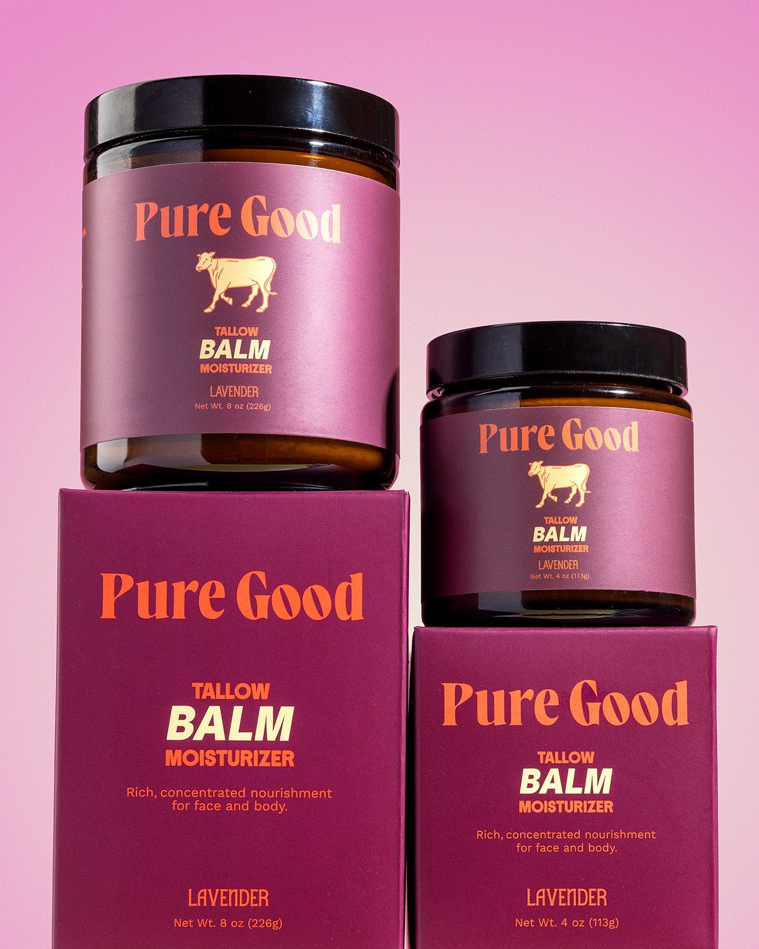 Lavender Tallow Balm - Calming &amp; Restoring by Pure Good LLC
