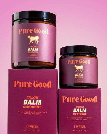 Lavender Tallow Balm - Calming &amp; Restoring by Pure Good LLC