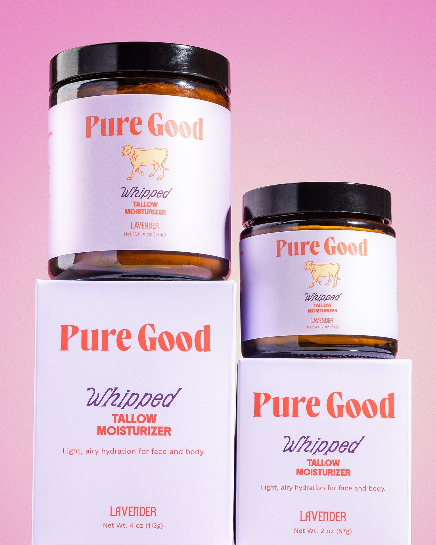 Lavender Whipped Tallow - Calming &amp; Restoring by Pure Good LLC