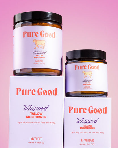 Lavender Whipped Tallow - Calming &amp; Restoring by Pure Good LLC