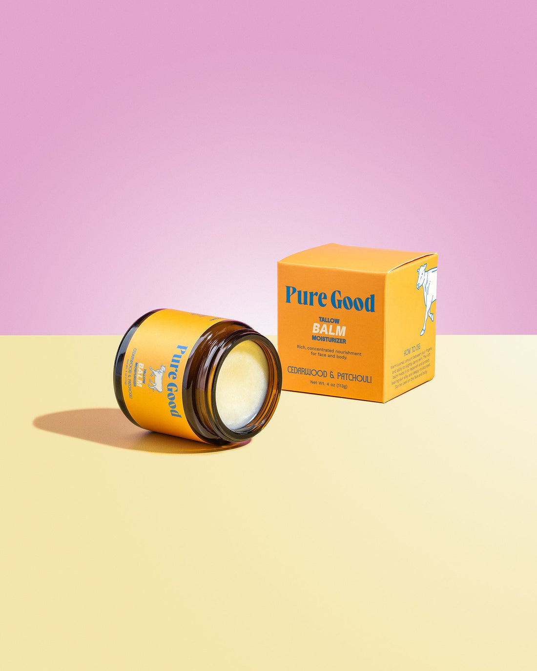 Cedarwood + Patchouli Tallow Balm - Firming &amp; Balancing by Pure Good LLC