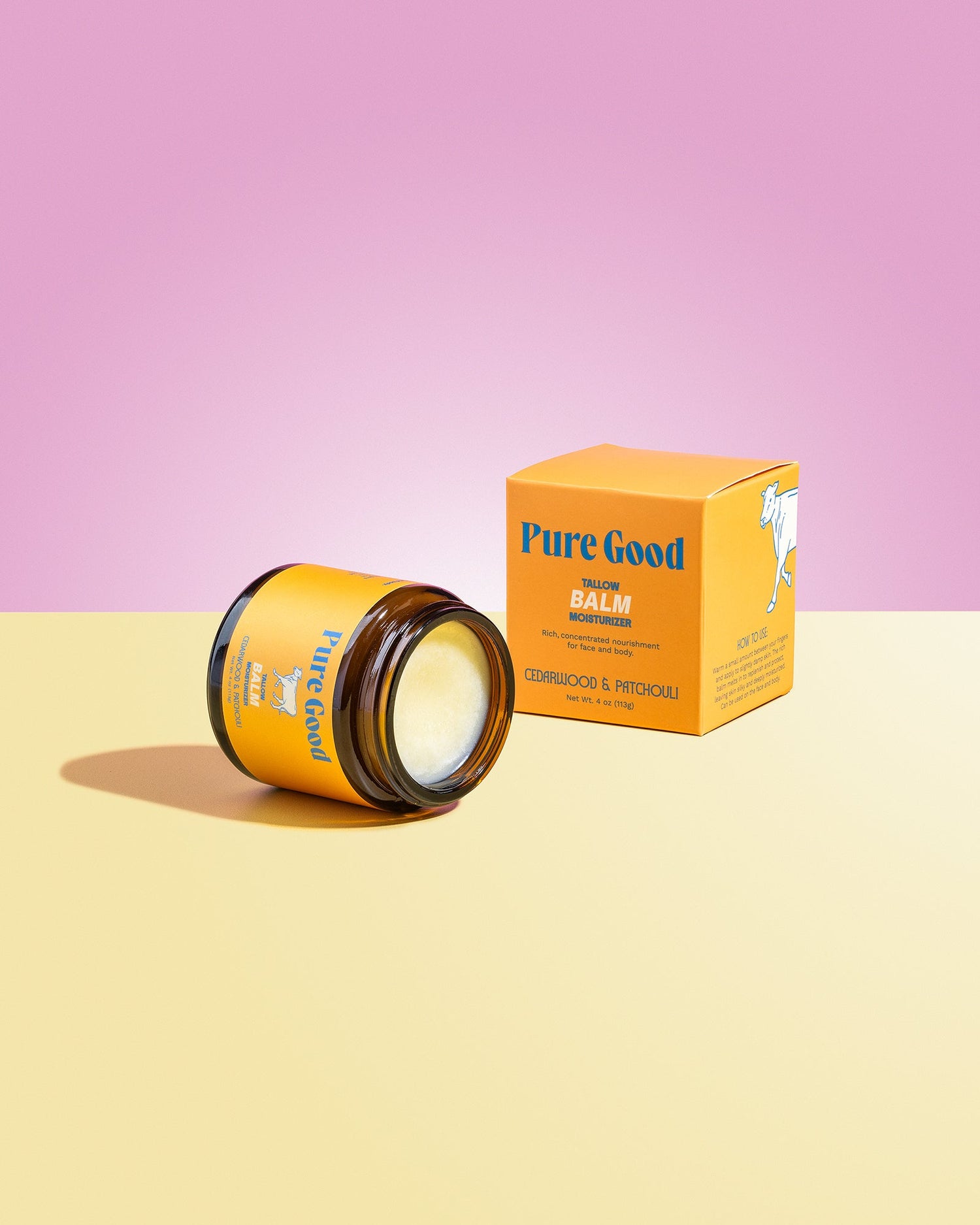 Cedarwood + Patchouli Tallow Balm - Firming &amp; Balancing by Pure Good LLC