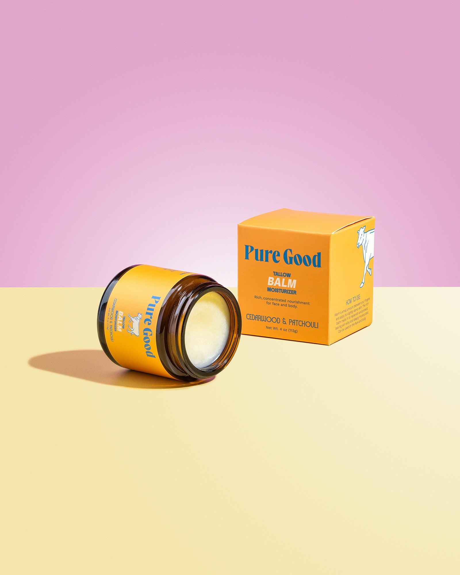 Cedarwood + Patchouli Tallow Balm - Firming &amp; Balancing by Pure Good LLC