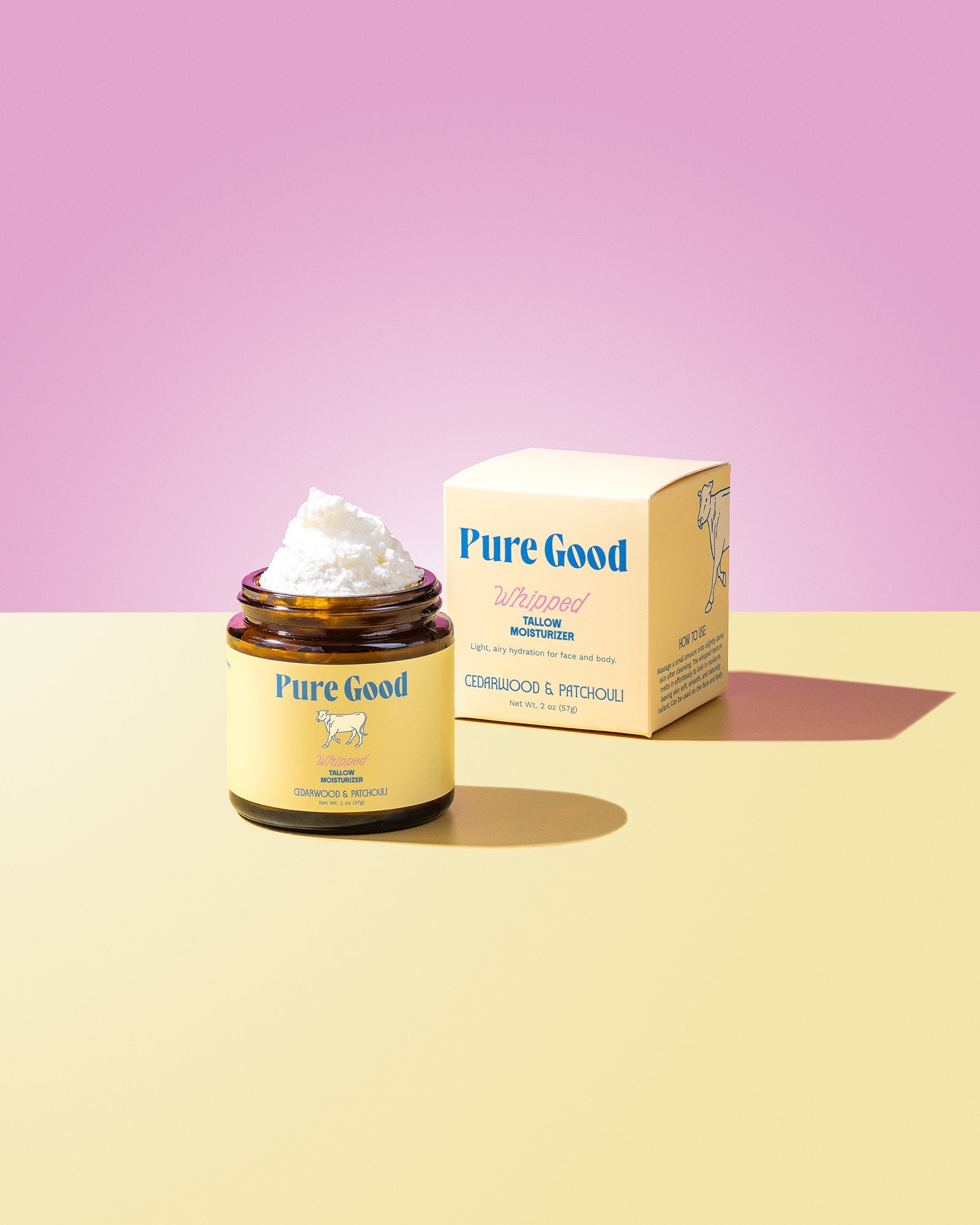 Cedarwood + Patchouli Whipped Tallow - Firming &amp; Balancing by Pure Good LLC