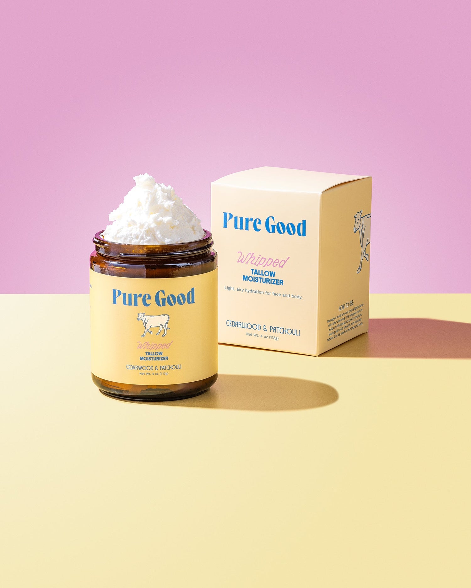 Cedarwood + Patchouli Whipped Tallow - Firming &amp; Balancing by Pure Good LLC
