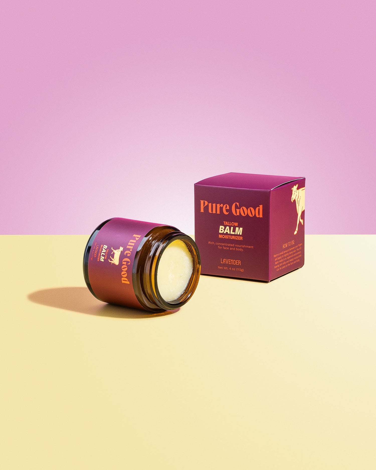 Lavender Tallow Balm - Calming &amp; Restoring by Pure Good LLC