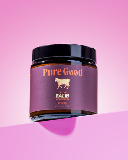 Lavender Tallow Balm - Calming &amp; Restoring by Pure Good LLC