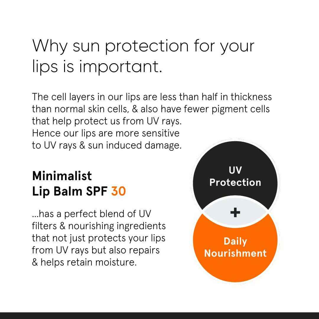 Minimalist SPF 30 Lip Balm For Protection &amp; Nourishment