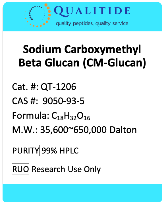Sodium Carboxymethyl Beta Glucan (CM-Glucan), natural antioxidant and moisturizer by QUALITIDE