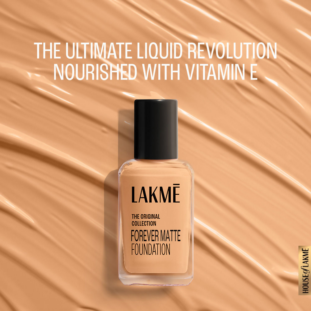 Lakme Forever Matte Foundation For Superior Coverage - Resist Marble