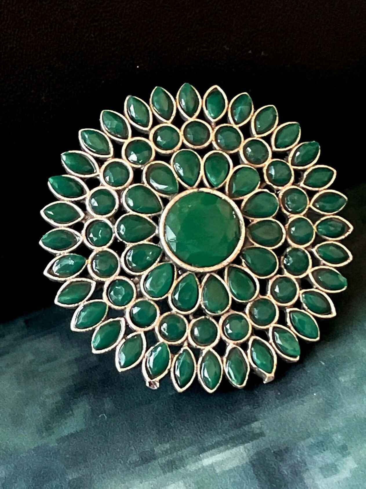 Joban Fashion Monalisa Stone Big Size Finger Ring