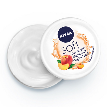Nivea Soft Light Moisturizer Cream Playful Peach