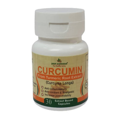 Deep Ayurveda Curcumin 500mg Veg Capsules