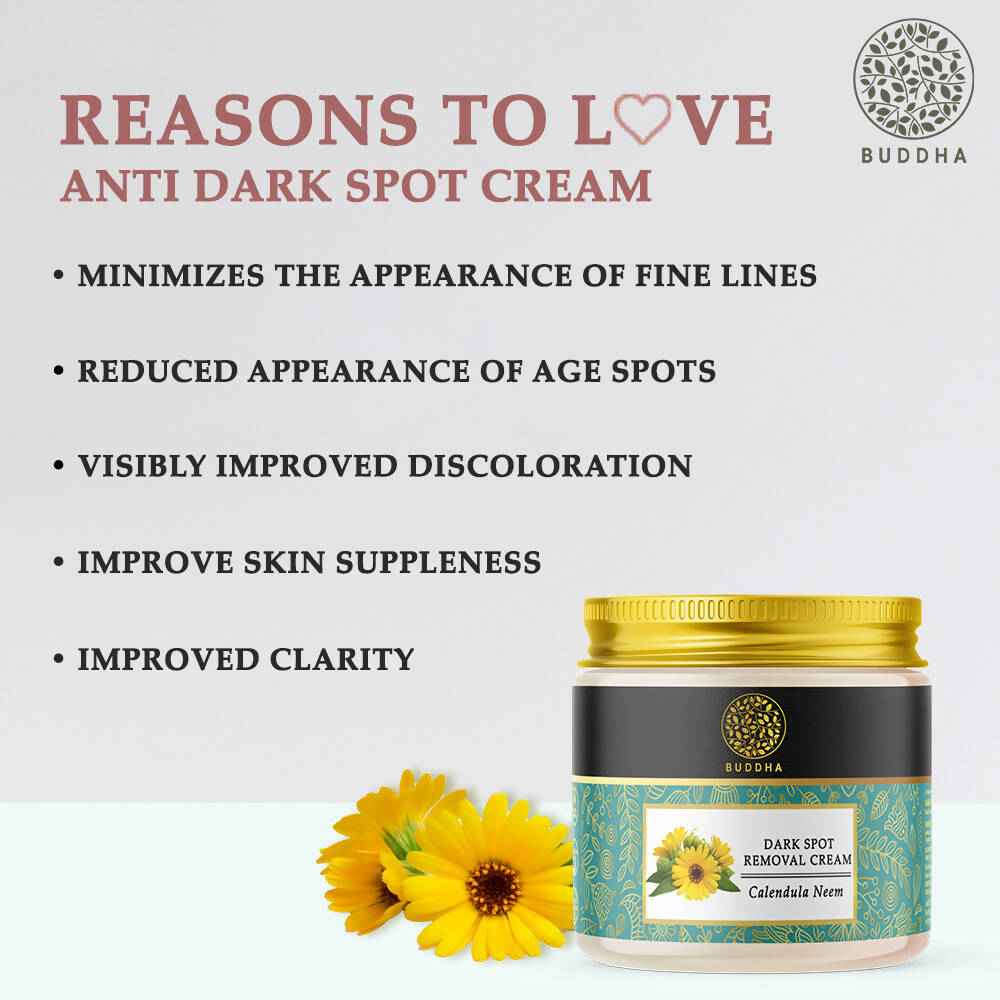 Buddha Natural Dark Spot Removal Face Cream - For Uneven Skin Tone and Skin Darkening