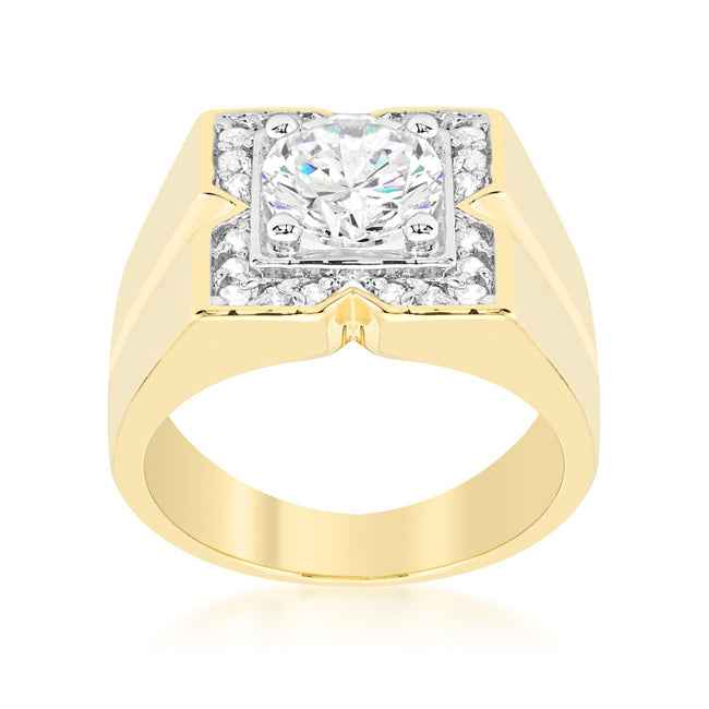 Christina 0.3ct CZ Open Contemporary Wide Ring
