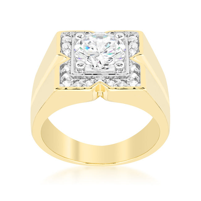 Laurie 0.2ct CZ Contemporary Trio Band Ring 