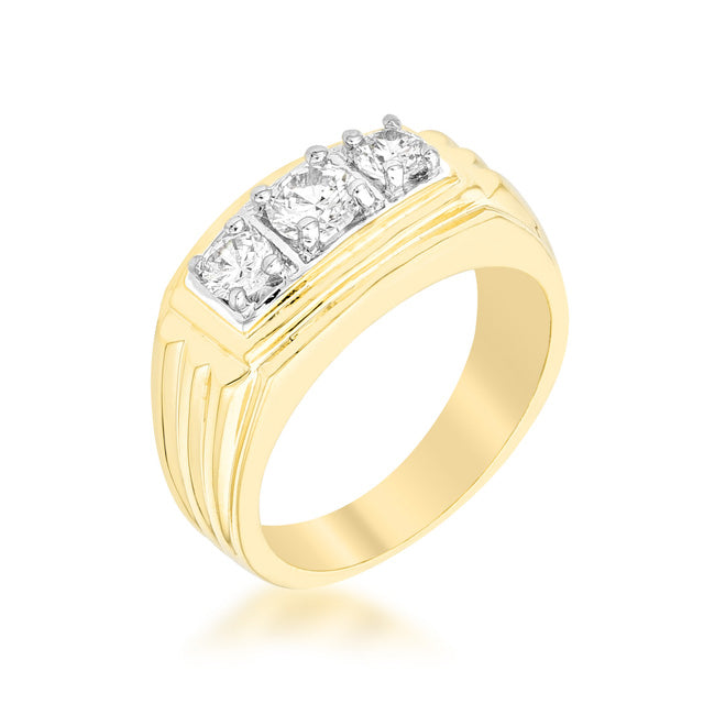 Jenn 0.2ct CZ Pave Parallel Ring 