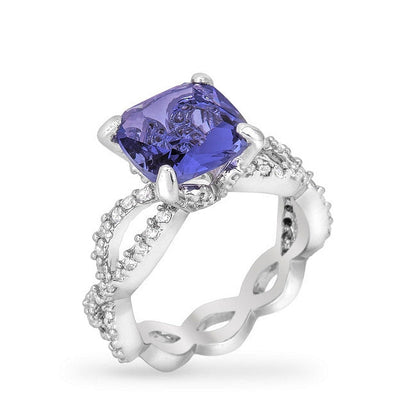 Avera Uptown Classic Ring in Size 5 Blue