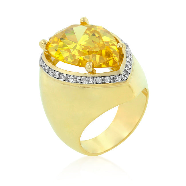 Simple Cubic Zirconia Ring Set 