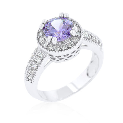 Avera Emerald Classic Cocktail Ring in Radiant Green