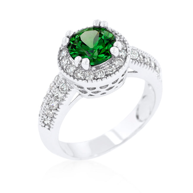 Avera Marquise Triplet Engagement Ring In Gold Finish