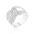 Cubic Zirconia Knot Ring