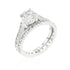 Glistening Engagement Ring Set 