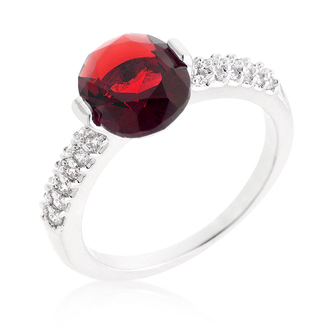 Avera Two Tone Crown Ring With Gold Accents