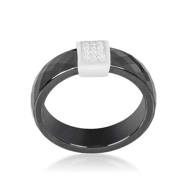 Cubic Zirconia Filigree Hearts Ring