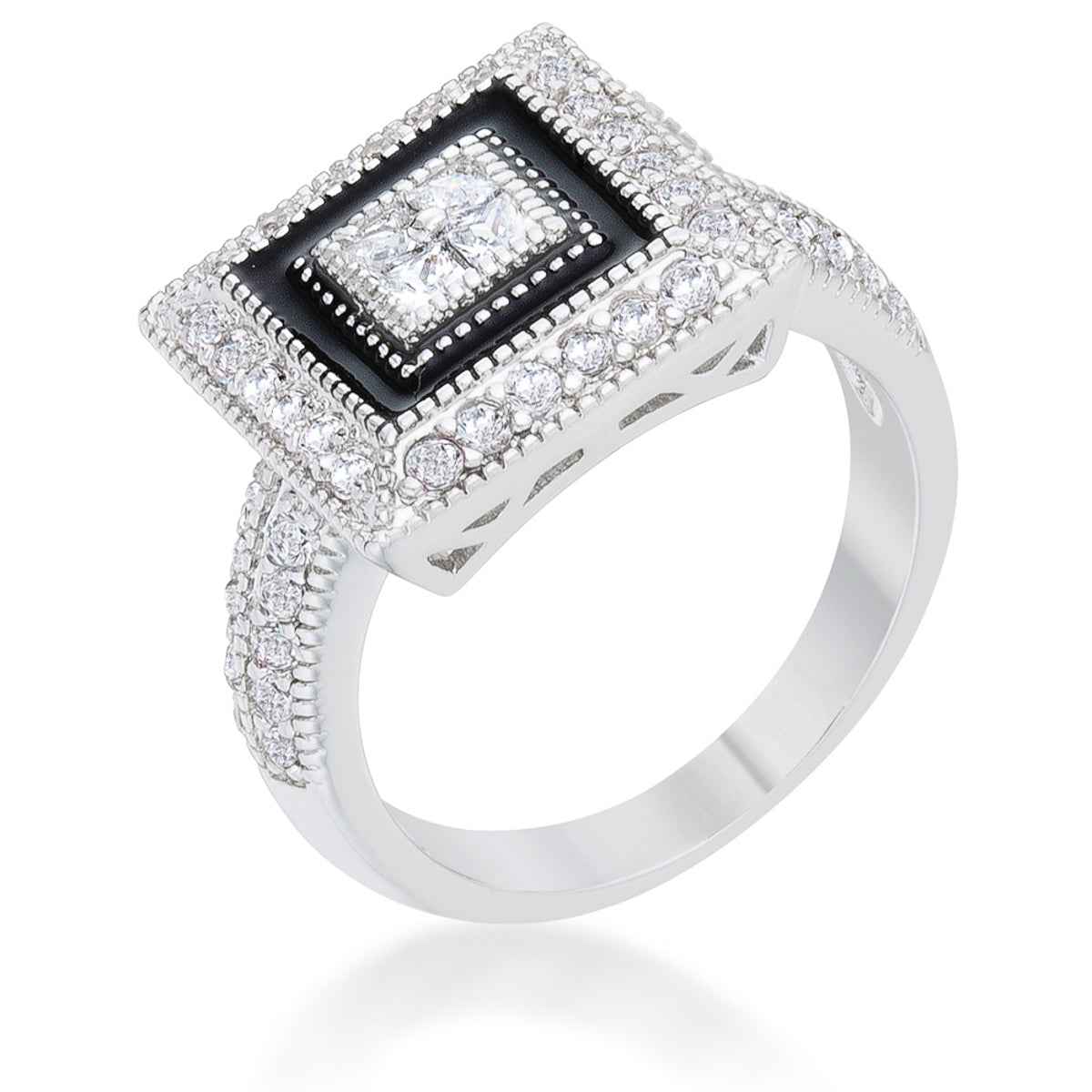 Shira 0.7ct CZ Antique Ring