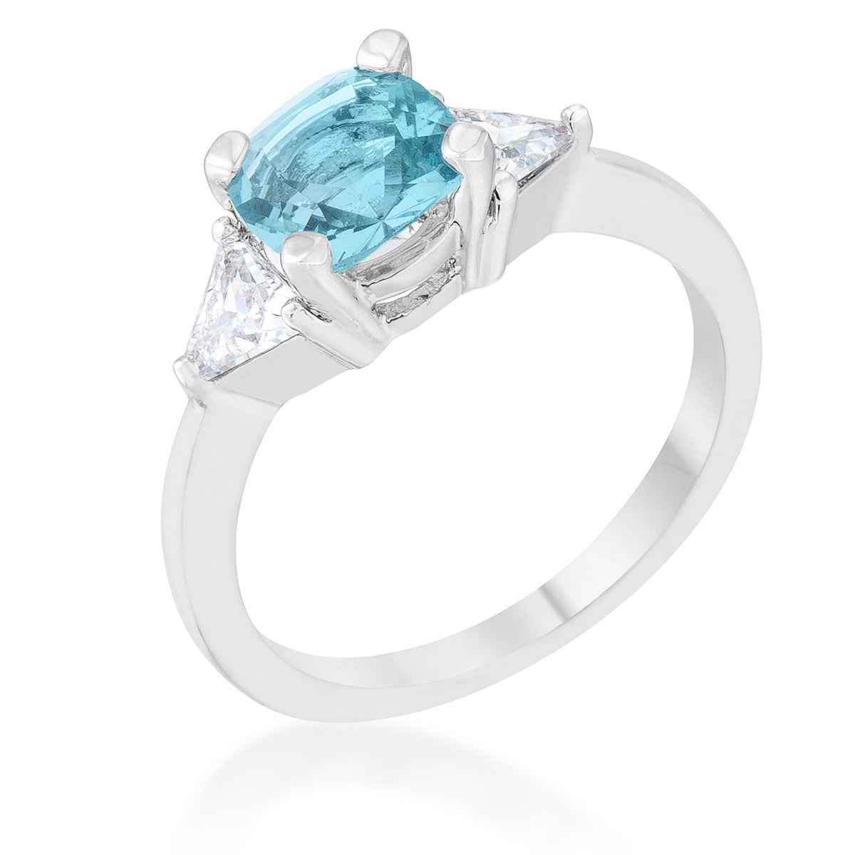 Shonda 1.8ct CZ Cushion Classic Statement Ring