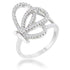 Bea 0.4ct CZ Pave Butterfly Ring