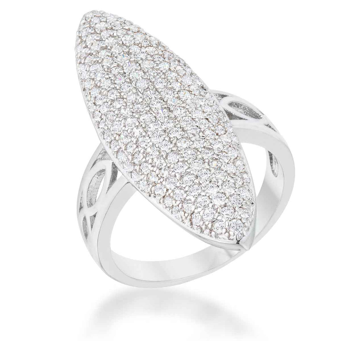 Bella 2.3ct CZ Contemporary Cocktail Ring