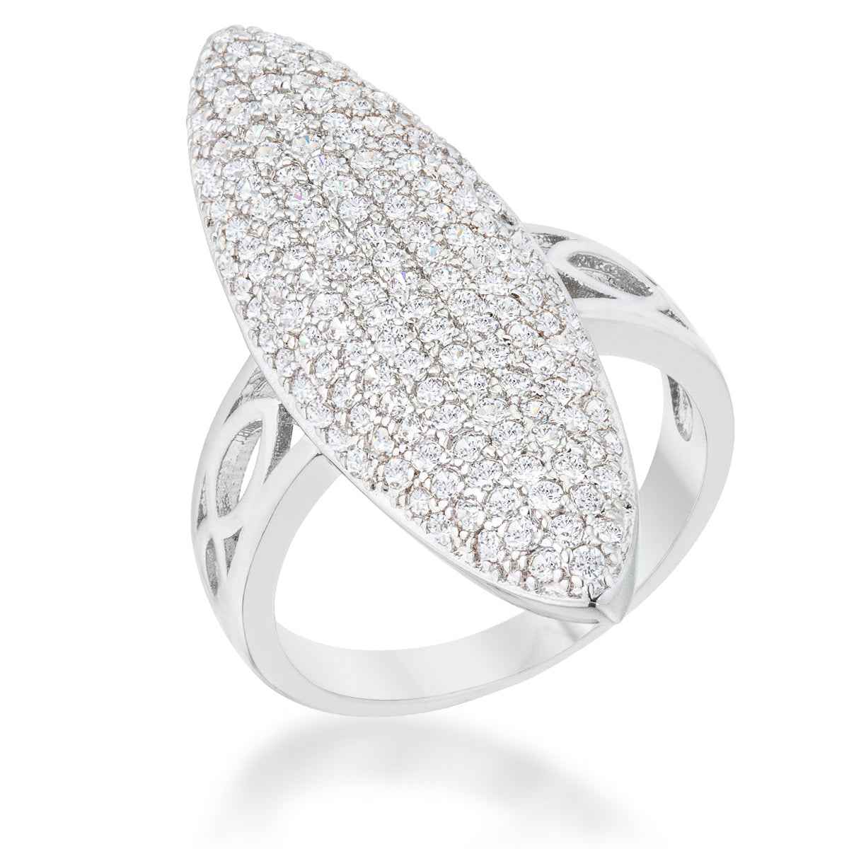 Bella 2.3ct CZ Contemporary Cocktail Ring