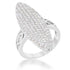 Bella 2.3ct CZ Contemporary Cocktail Ring