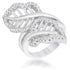 Lina 0.4ct CZ Leaf Wrap Ring