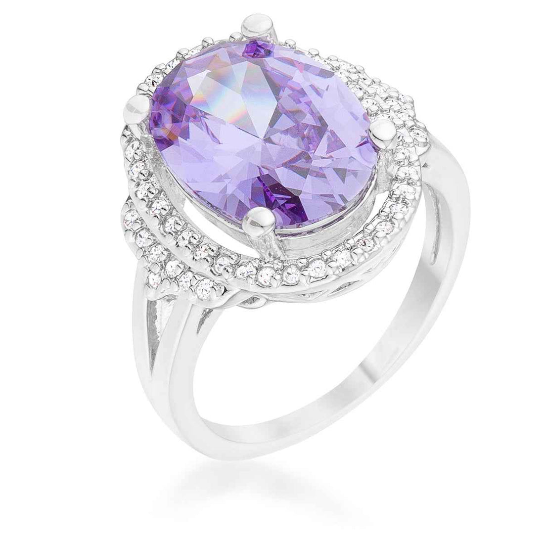Melanie 5.95ct Amethyst CZ Cocktail Ring