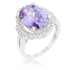 Melanie 5.95ct Amethyst CZ Cocktail Ring