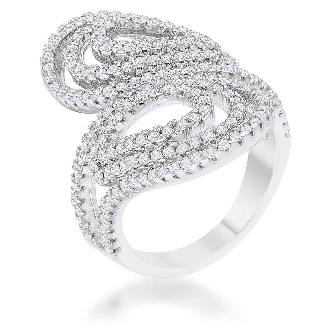 Serina 1ct CZ Pave Circle Ring