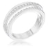 Lynn 0.25ct CZ Twisted Trio Band Ring