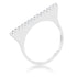 Karolina 0.2ct CZ Contemporary Simple Ring
