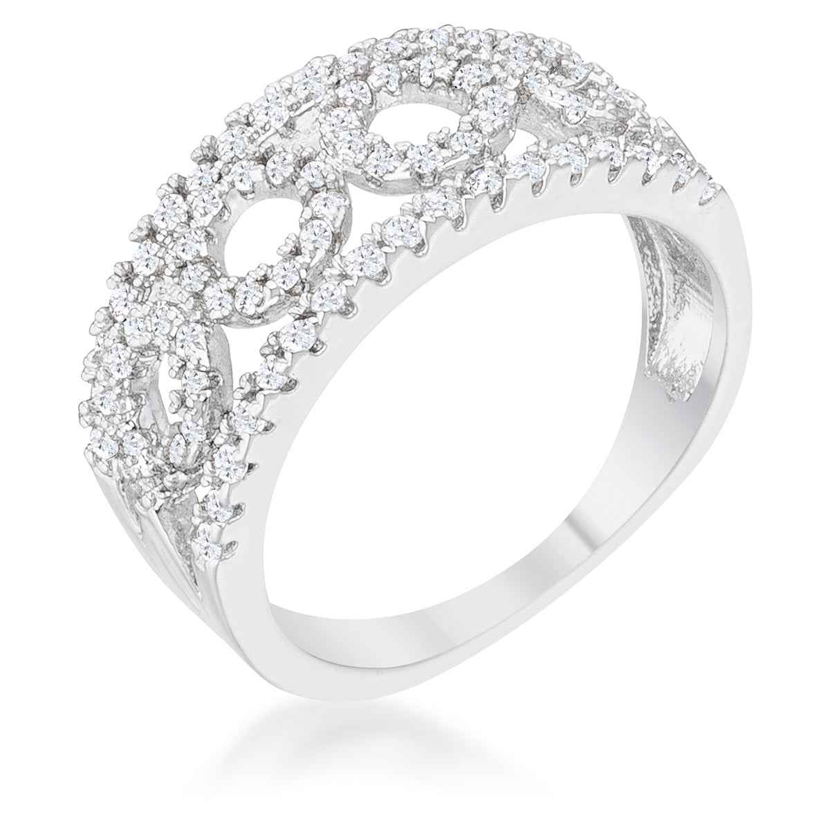 Rina 0.5ct CZ Contemporary Band Ring