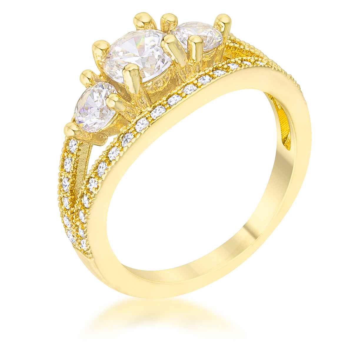 Geneviere 1.45ct CZ 14k Classic Ring