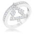 Christmas Tree 0.3ct CZ Holiday Charm Ring