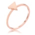 Stainless Steel Triangle Stackable Ring