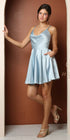 CLEARANCE - Nox Anabel R759 Fit And Flare Cowl Neckline Short Dress (Size 4) by DiscountDressShop