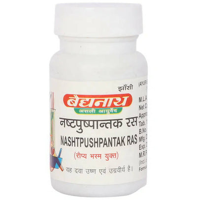 Baidyanath Jhansi Nashtpushpantak Ras Tablets